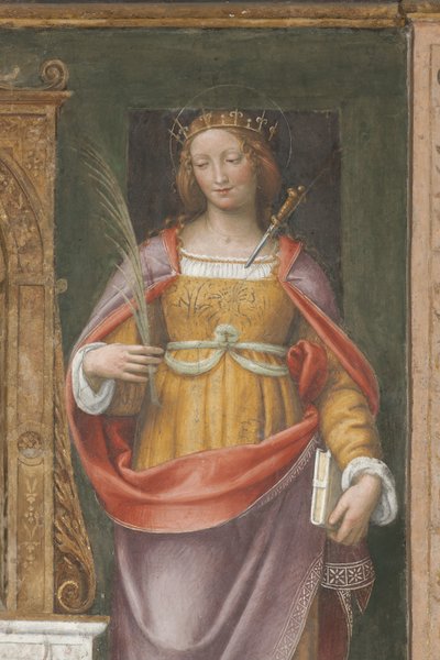 Die heilige Justina von Bernardino Luini